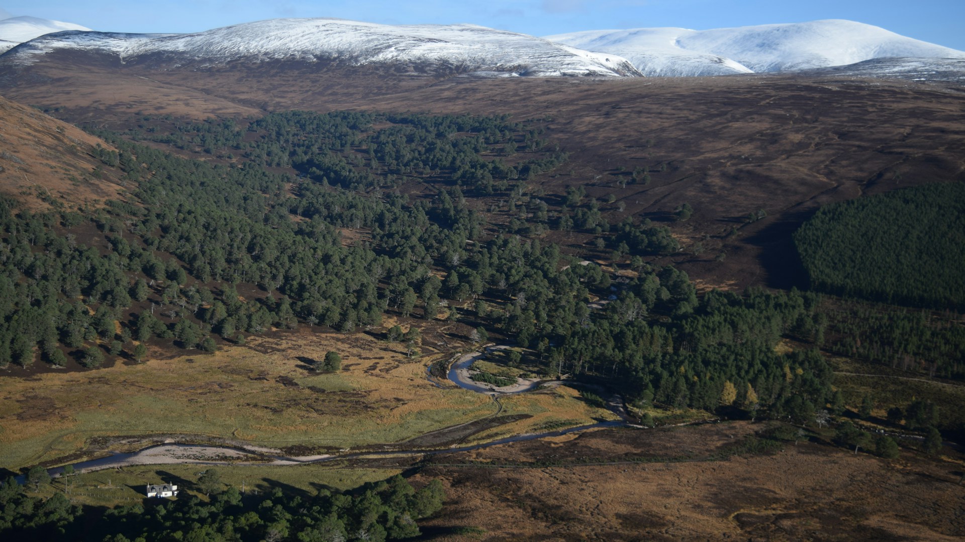 Mar Lodge, Drone Landscape