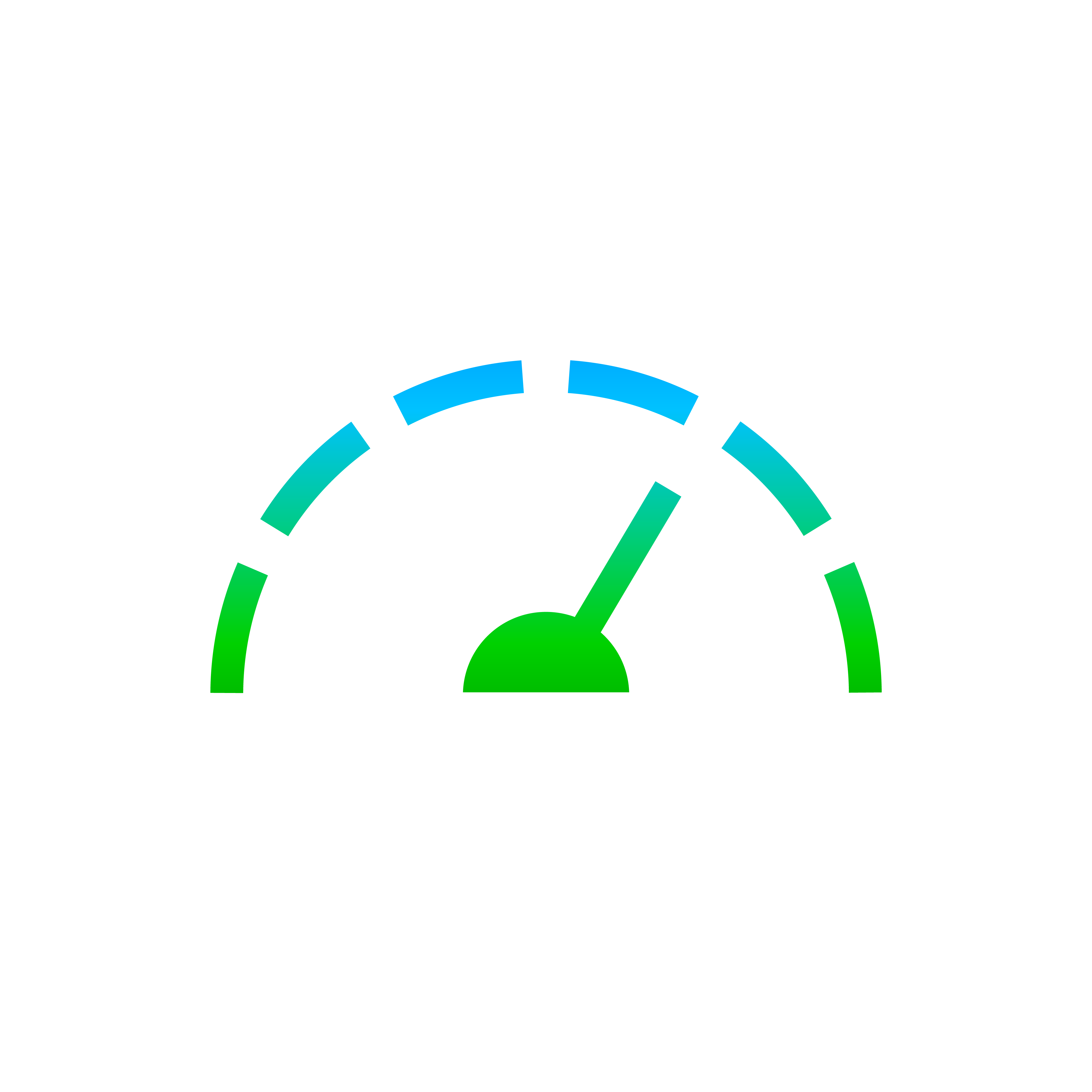 simple speed gradient RB icon