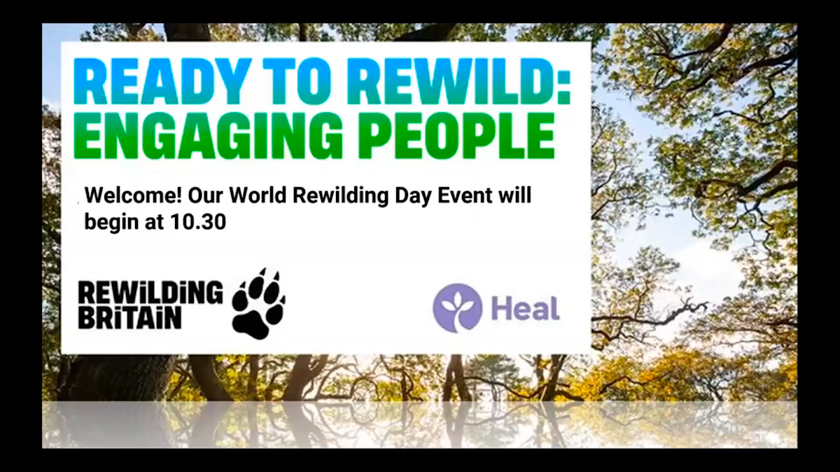 World Rewilding Day webinar - 20-3-21