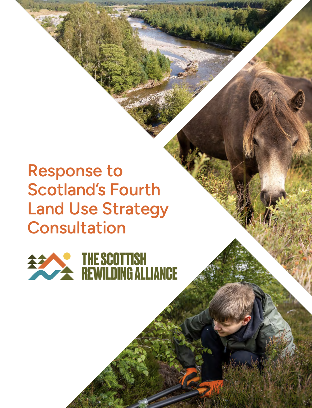 First page of the Scottish Rewilding Alliance's response to Scotland's Fourth Land Use Strategy.