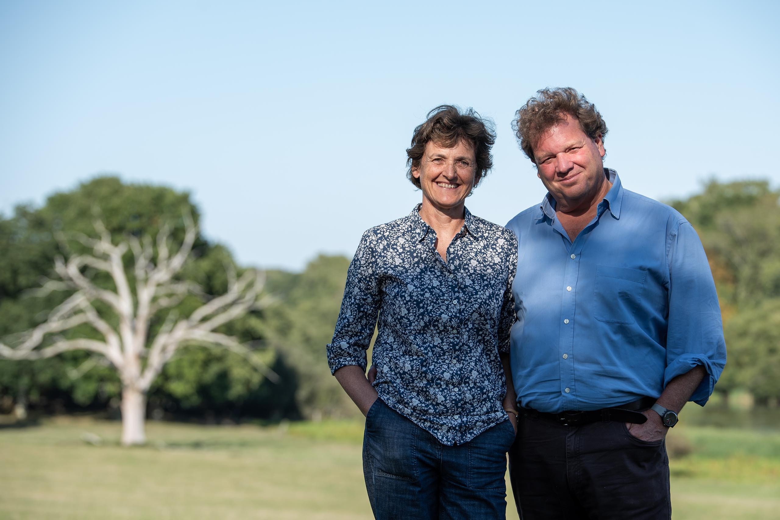 Charlie Burrell and Isabella Tree from Knepp