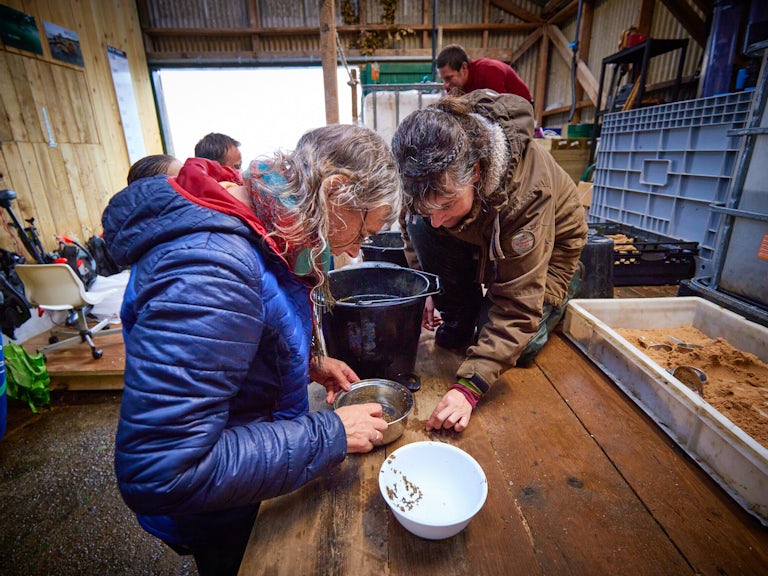 Community led marine restoration