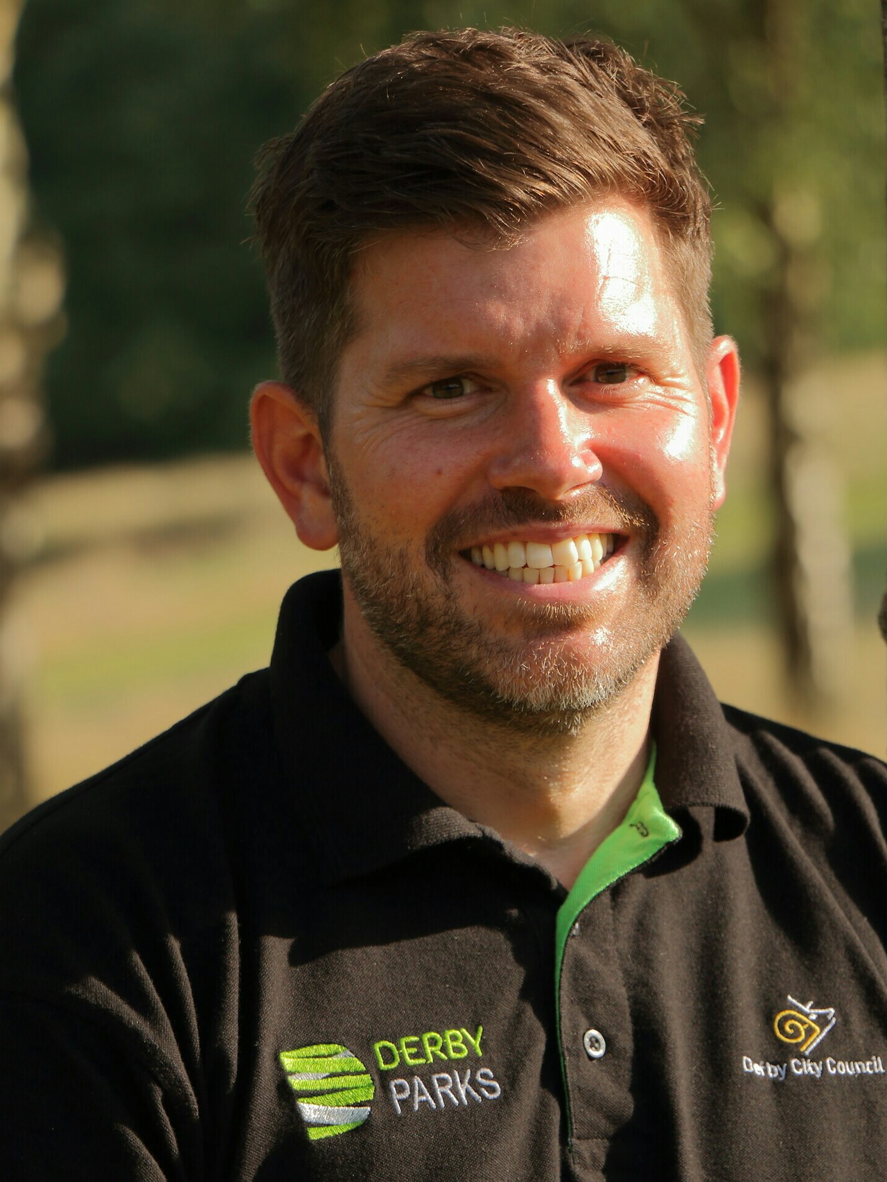 David Winslow, Community Parks Officer, at Allestree Park rewilding project