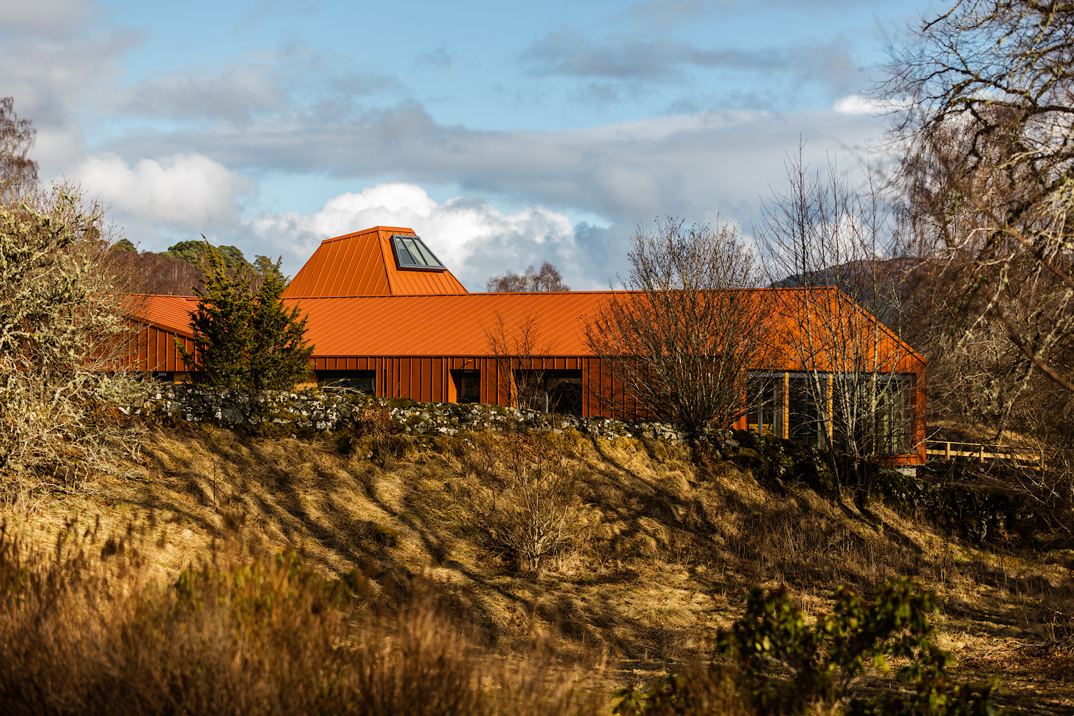 Dundreggan rewilding centre exterior