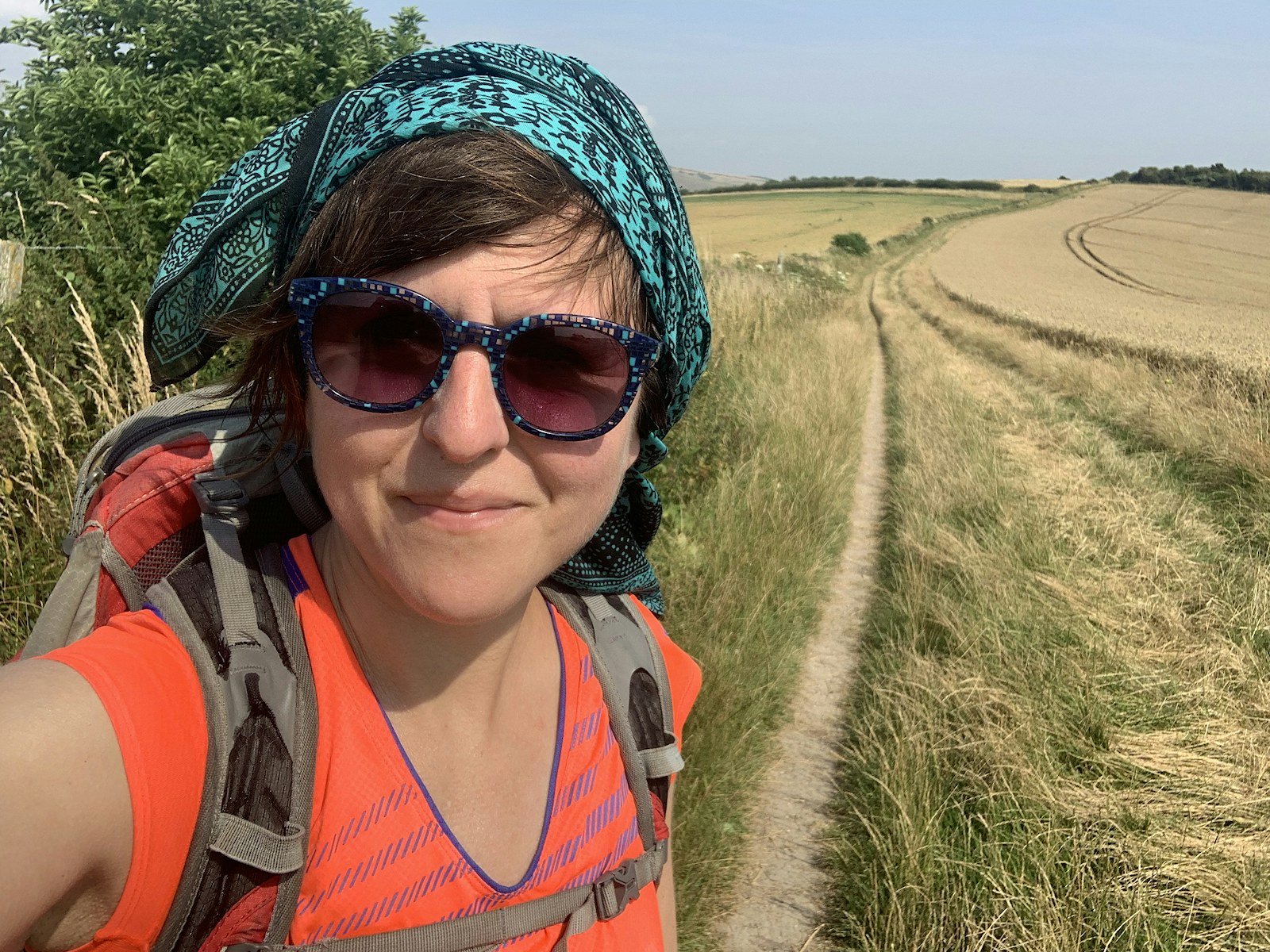 Fundraiser Jools Townsend out running