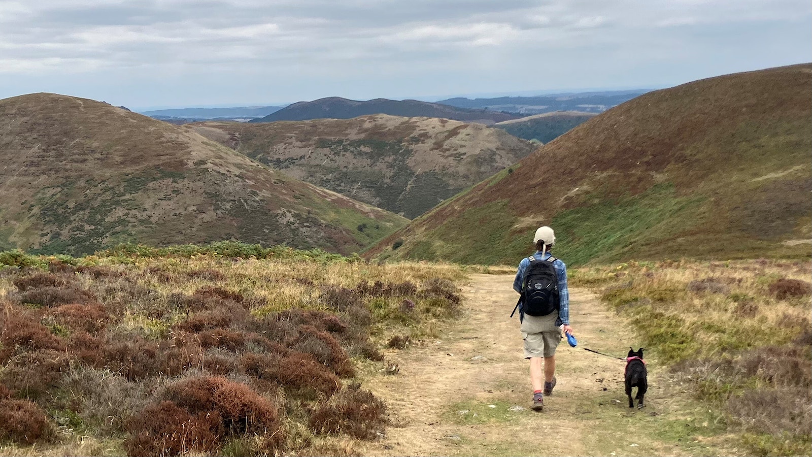 Fundraiser Melanie Eddis out hiking