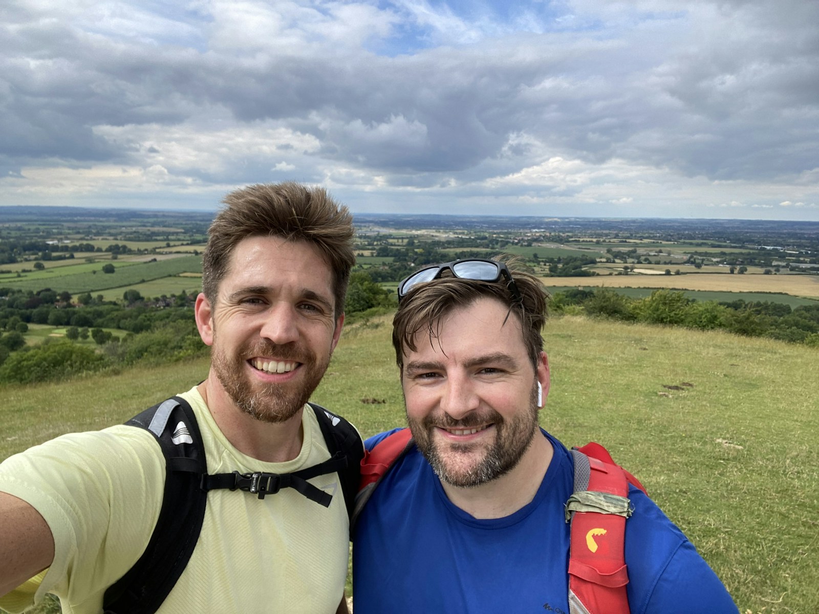 Fundraisers Phil and Mike training for the South Coast Ultra Marathon