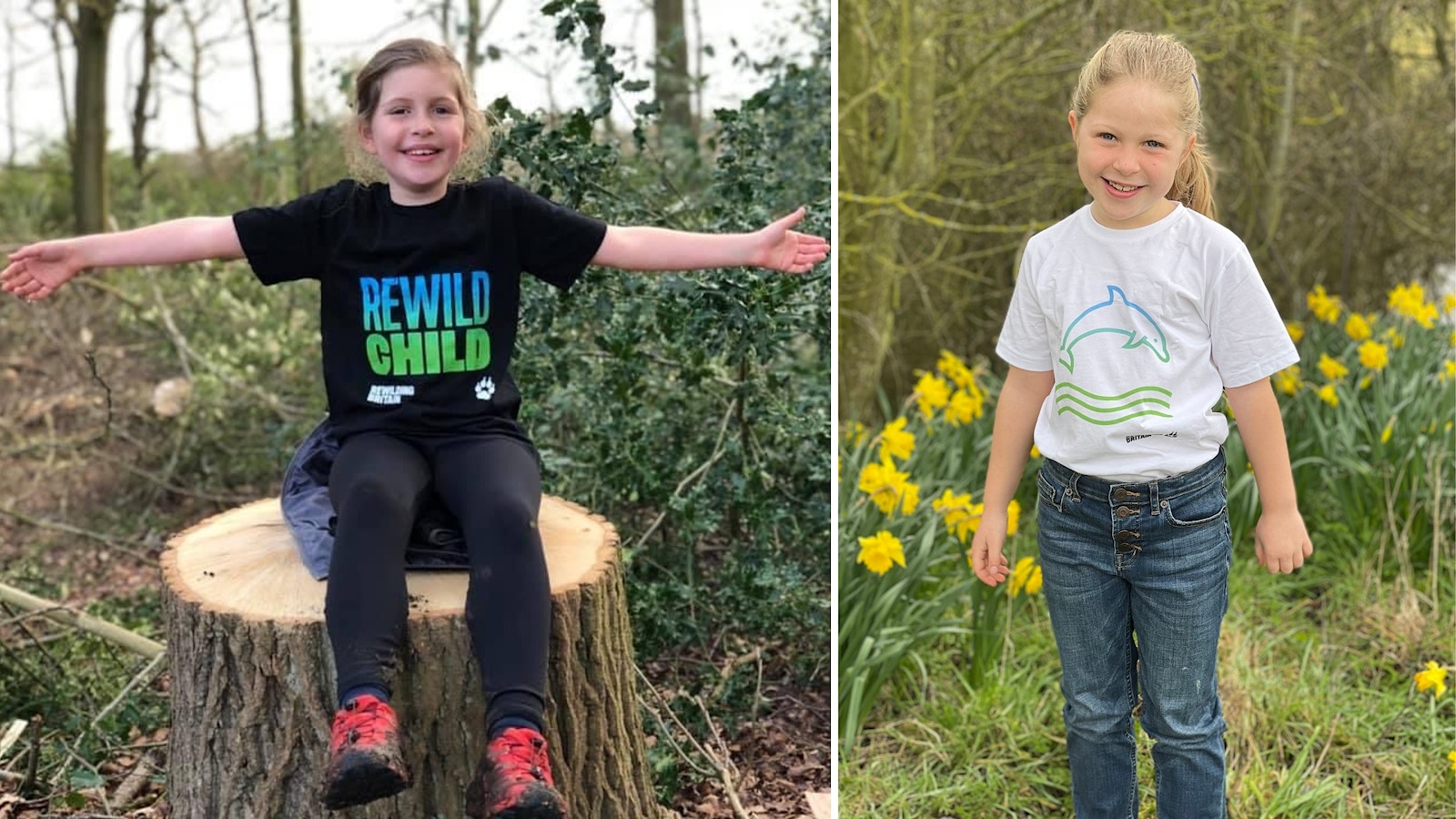 Two young girls, Rosie and Alexa, who accomplished a fundraising litter pick