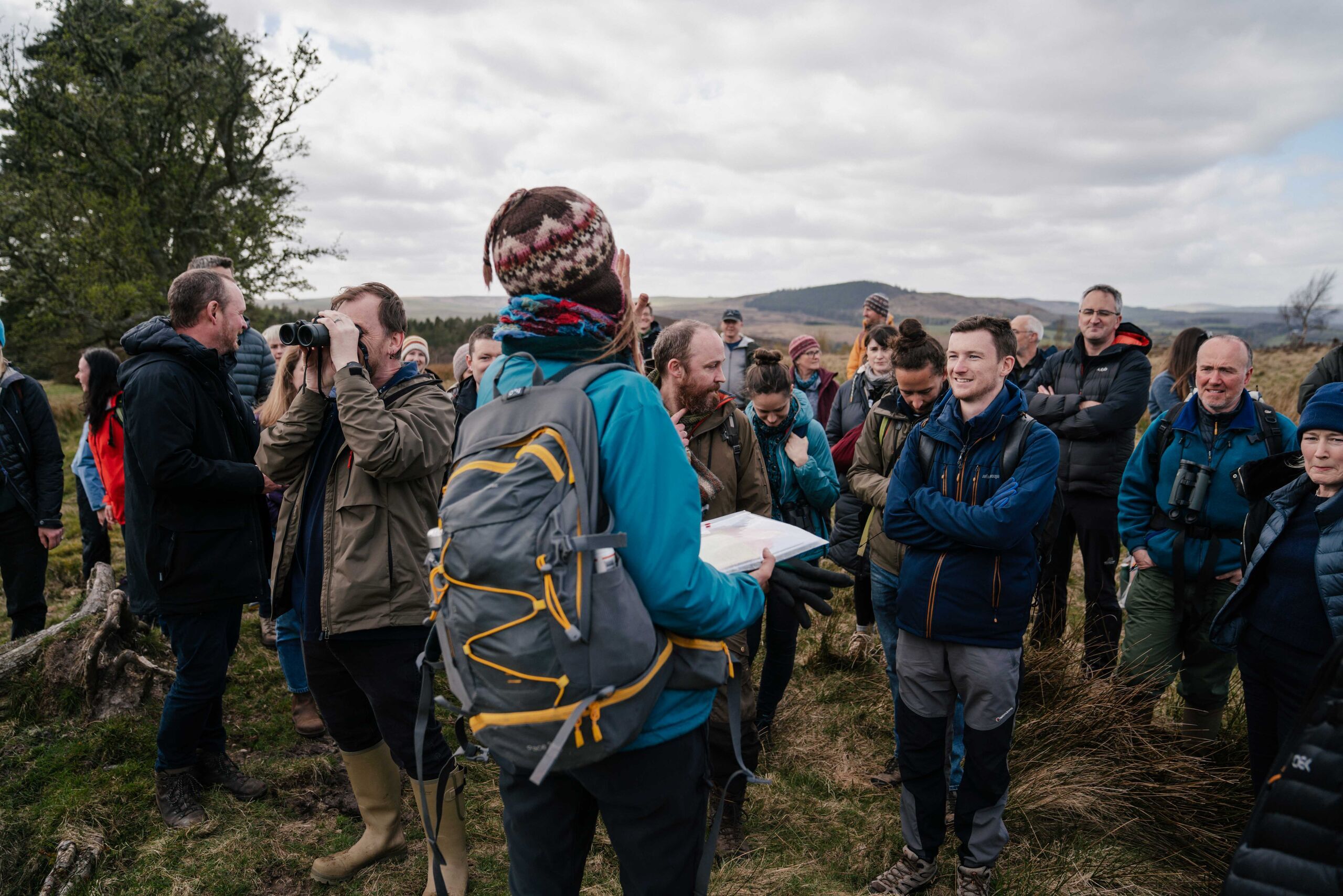 Group and guide hepple wild at 2025 Gathering