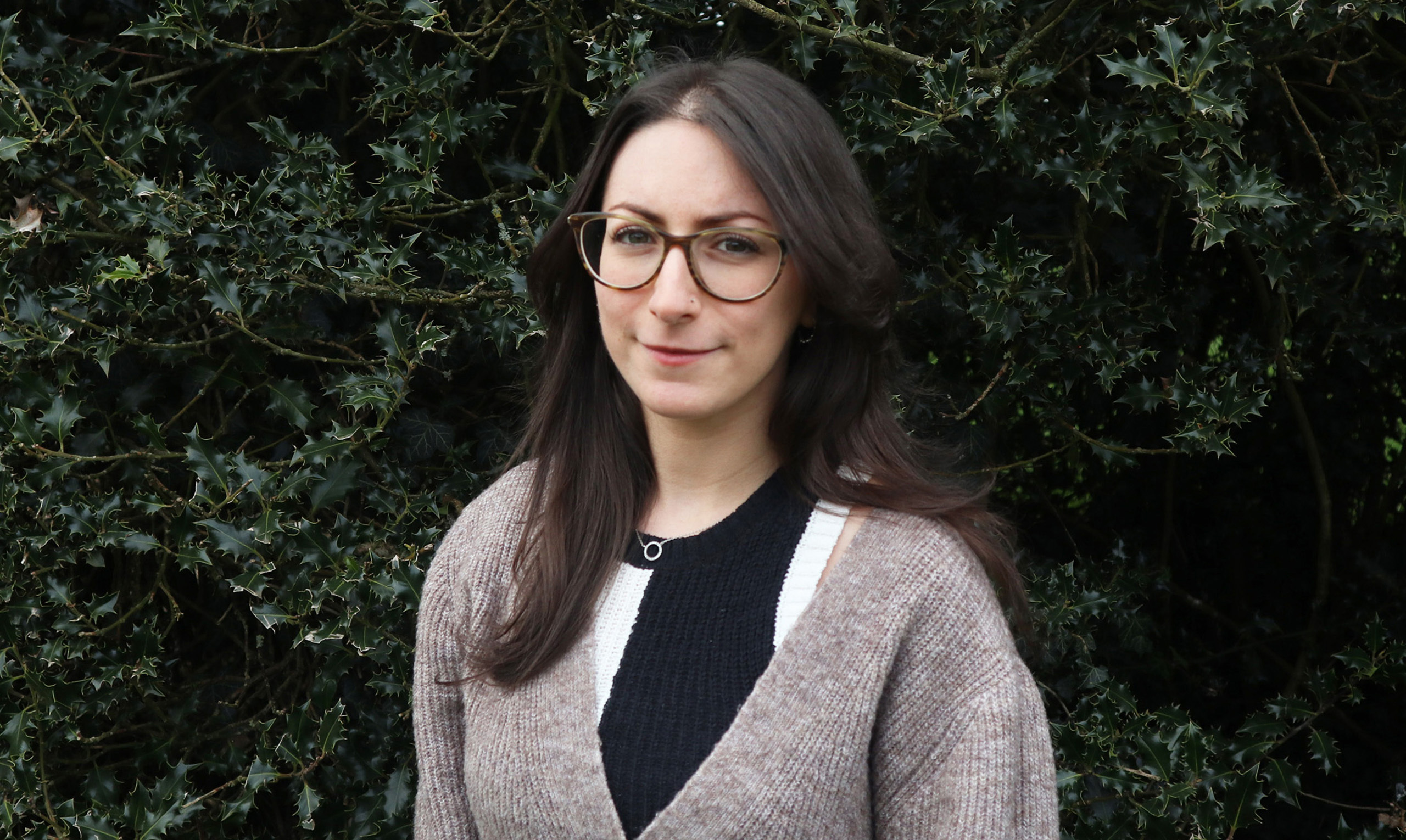 Close-up portrait of Hannah Perl