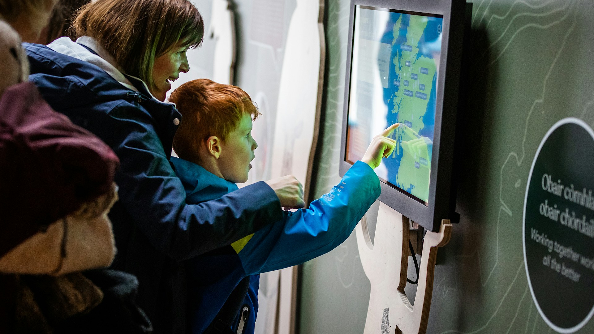 Interactive interpretation at Dundreggan Rewilding Centre