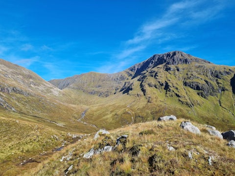 Upland landscape, Glen Nevis and Ben Nevis area.