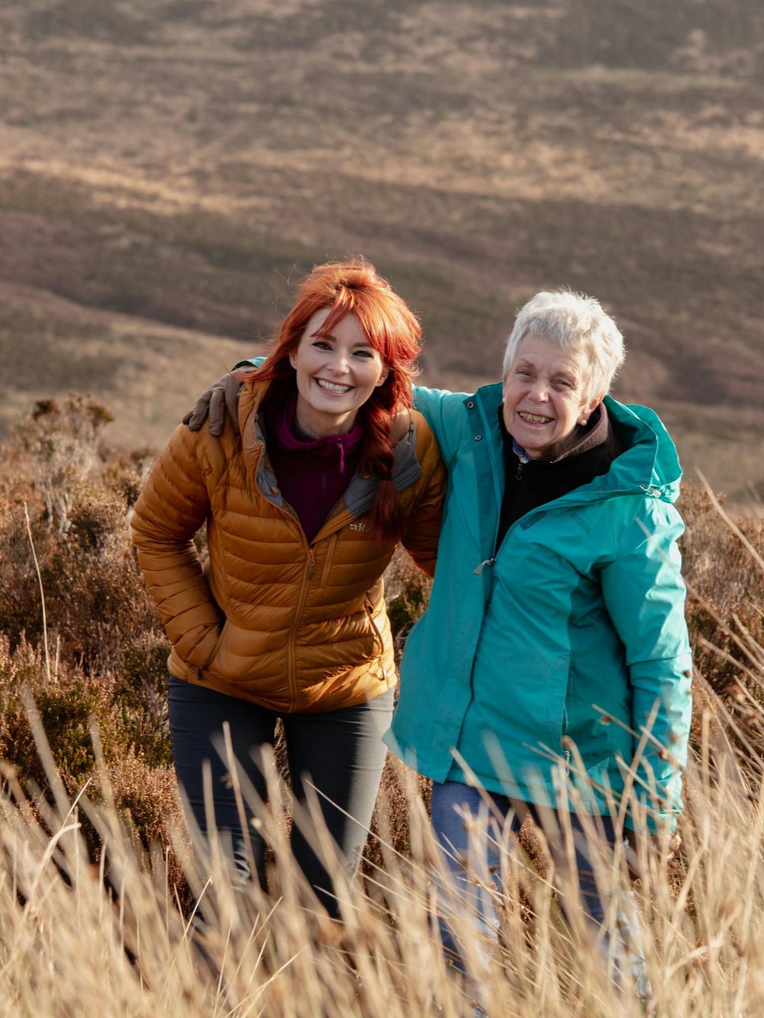 Jenny Barlow and Margaret Pool at Tarras Valley Nature Reserve