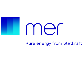Mer logo with the slogan 'Pure energy from Statkraft'