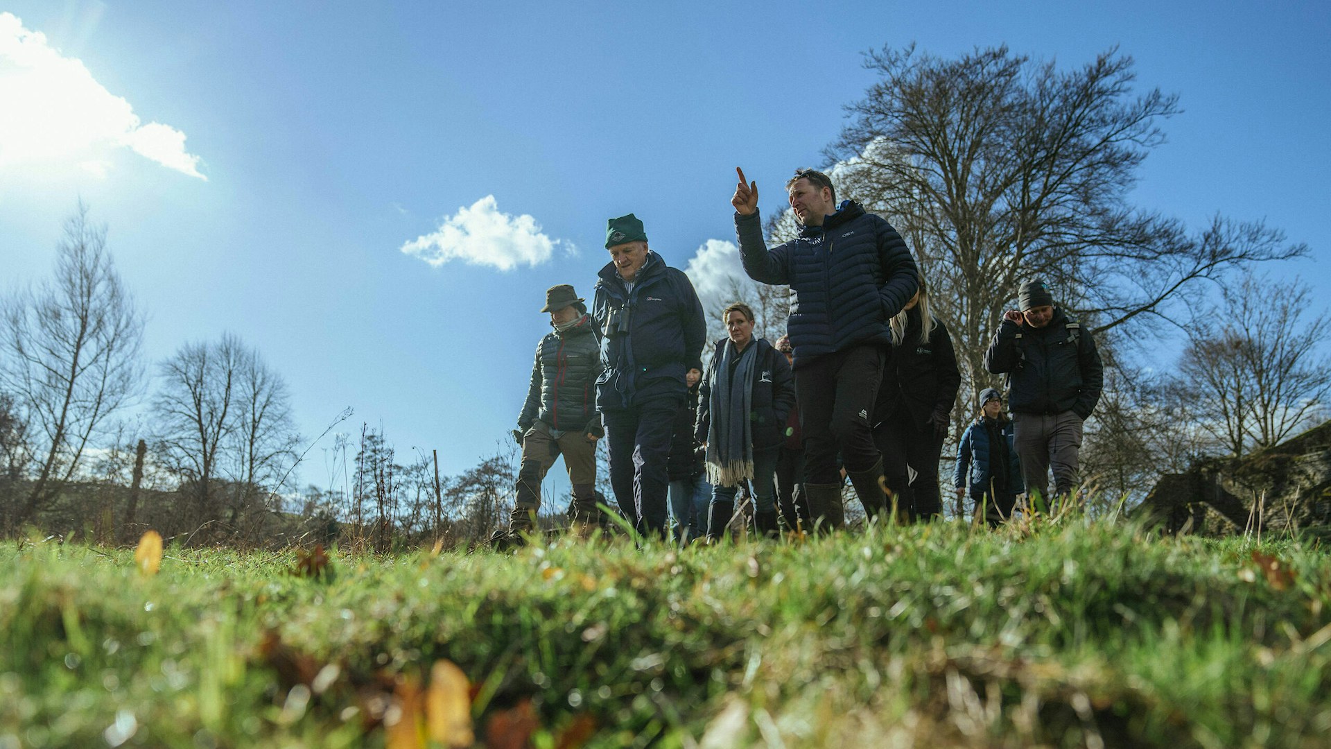 Rewilding practitioners on a field trip