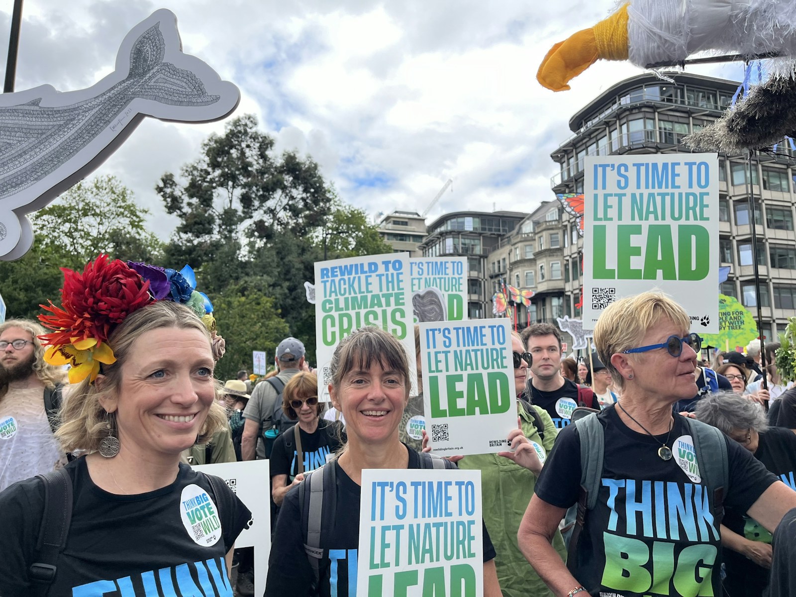 Rewilding Britain at Restore Nature Now march