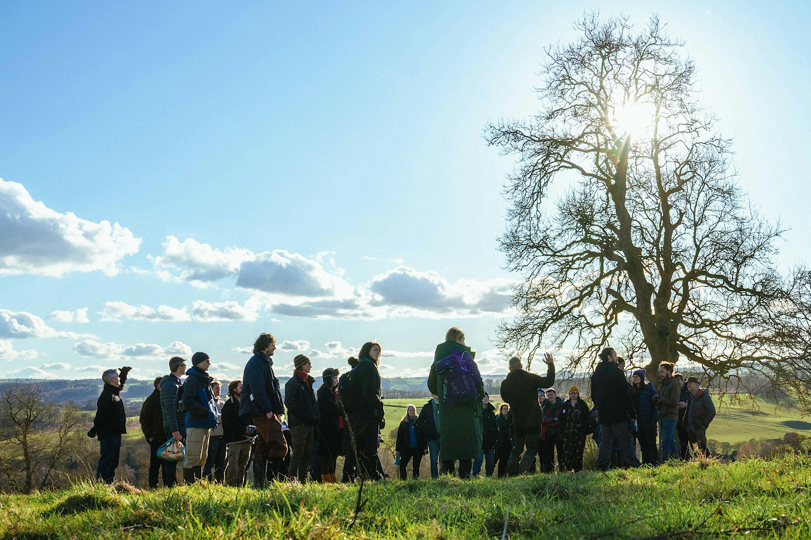 Rewilding Network members at Wild Peak, Matlock