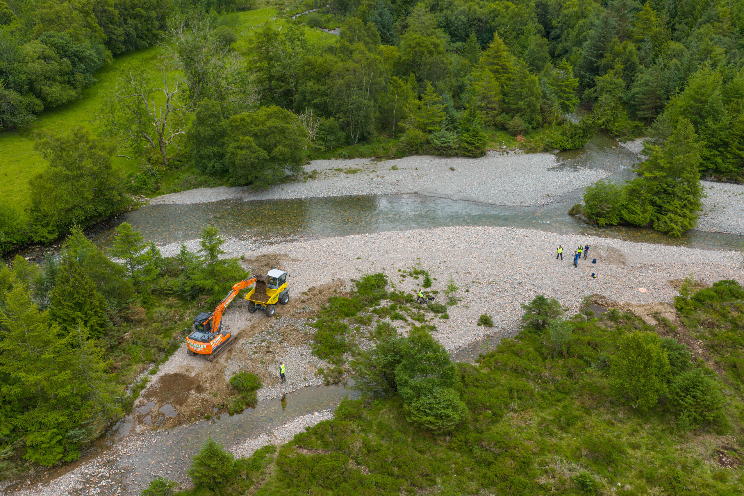 River restoration at wild ennerdale