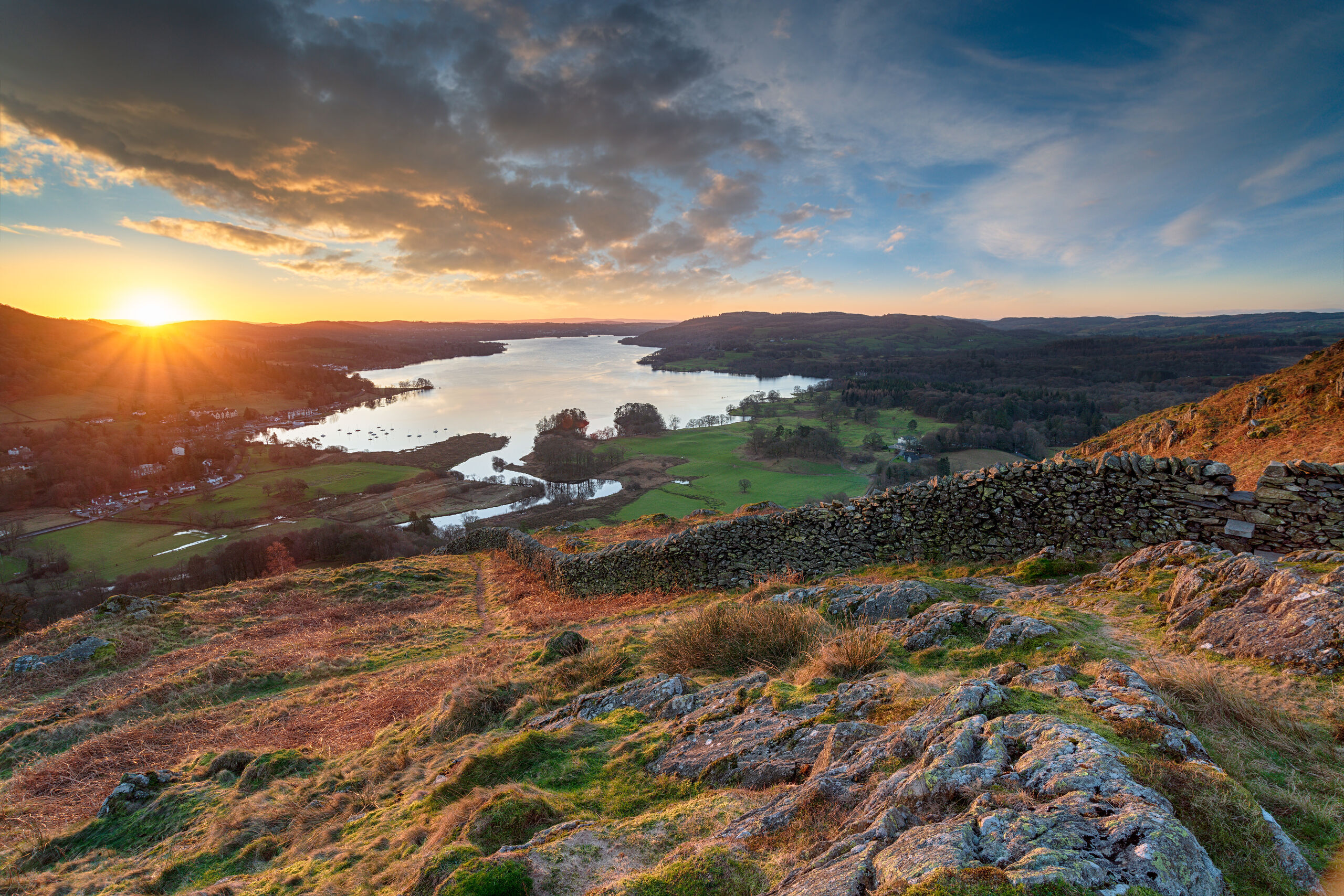 Sunrise over Lake Windermere
