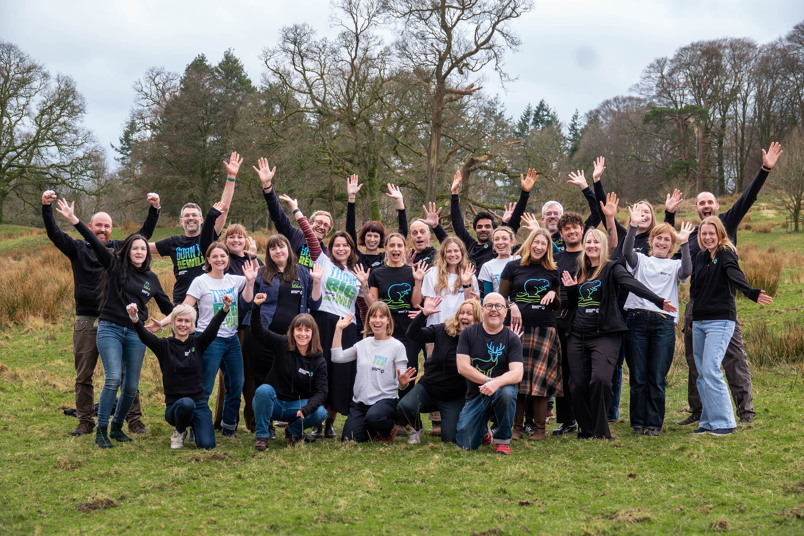 Rewilding Britain team photo 2025