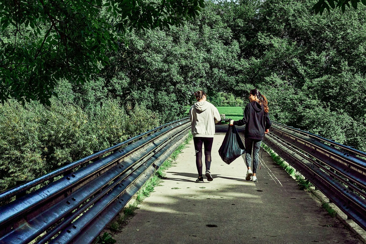 TPXimpact employees at a rewilding site