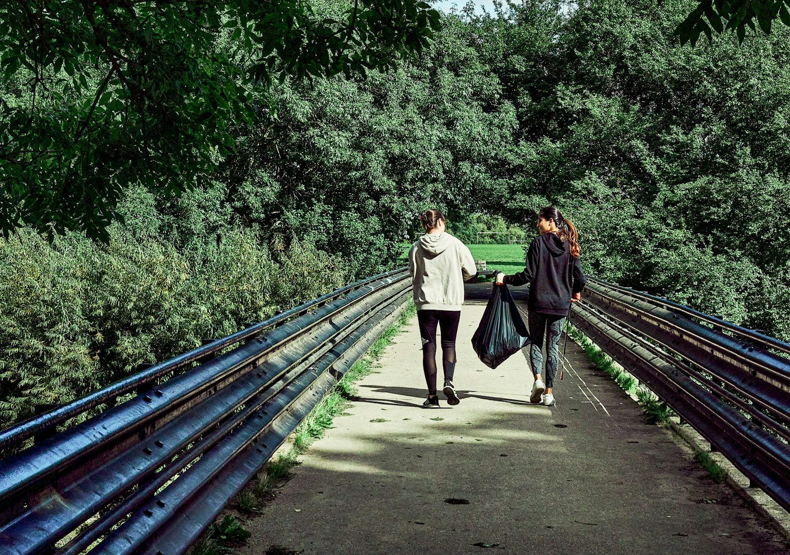 TPXimpact employees at a rewilding site