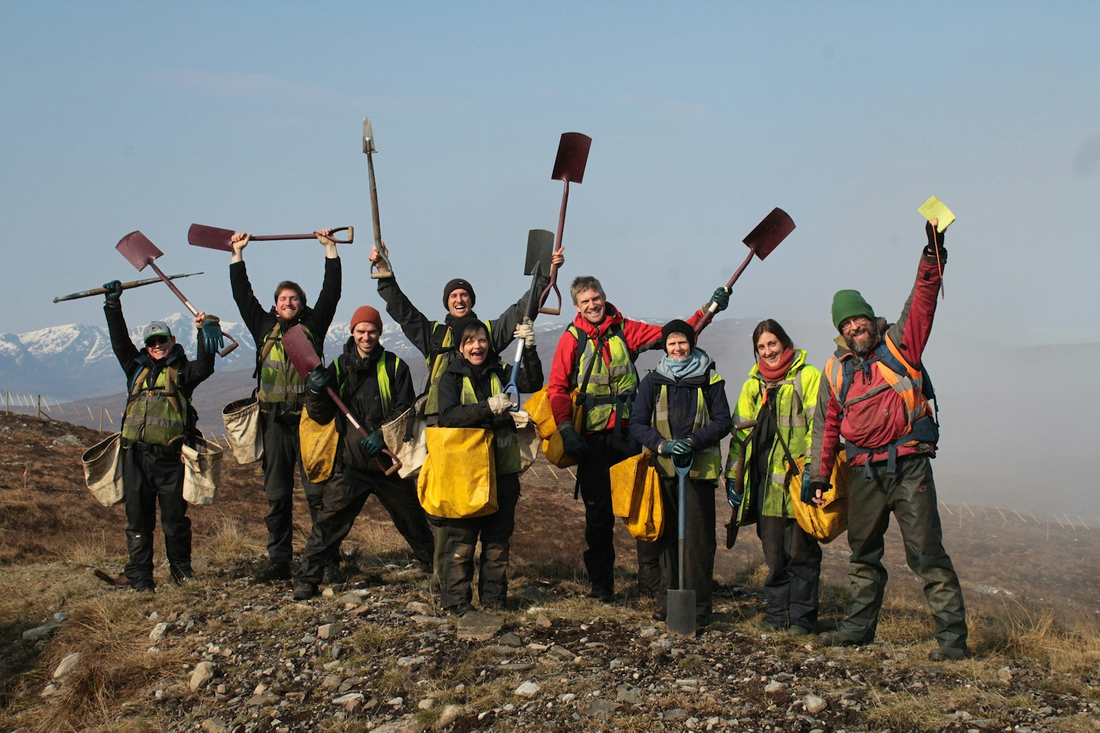 Trees for life volunteers