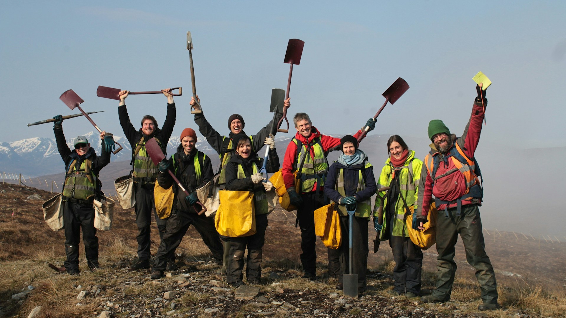 Trees for life volunteers